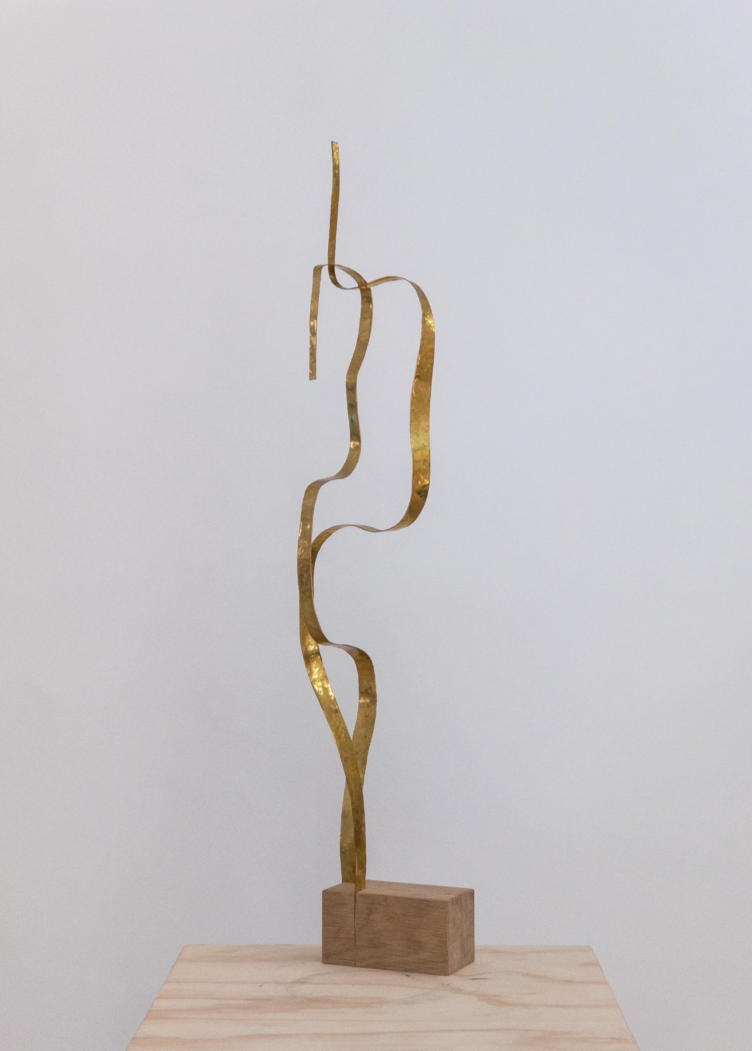 Skulptur aus Messing von Jacques Jarrige „Engel #13“ im Angebot 1
