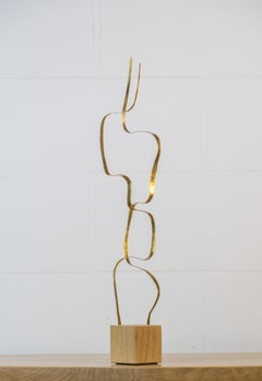 SCULPTURE in brass by Jacques Jarrige "Angel #15"