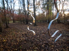 Sculptures in Aluminum by Jacques Jarrige "Curves"