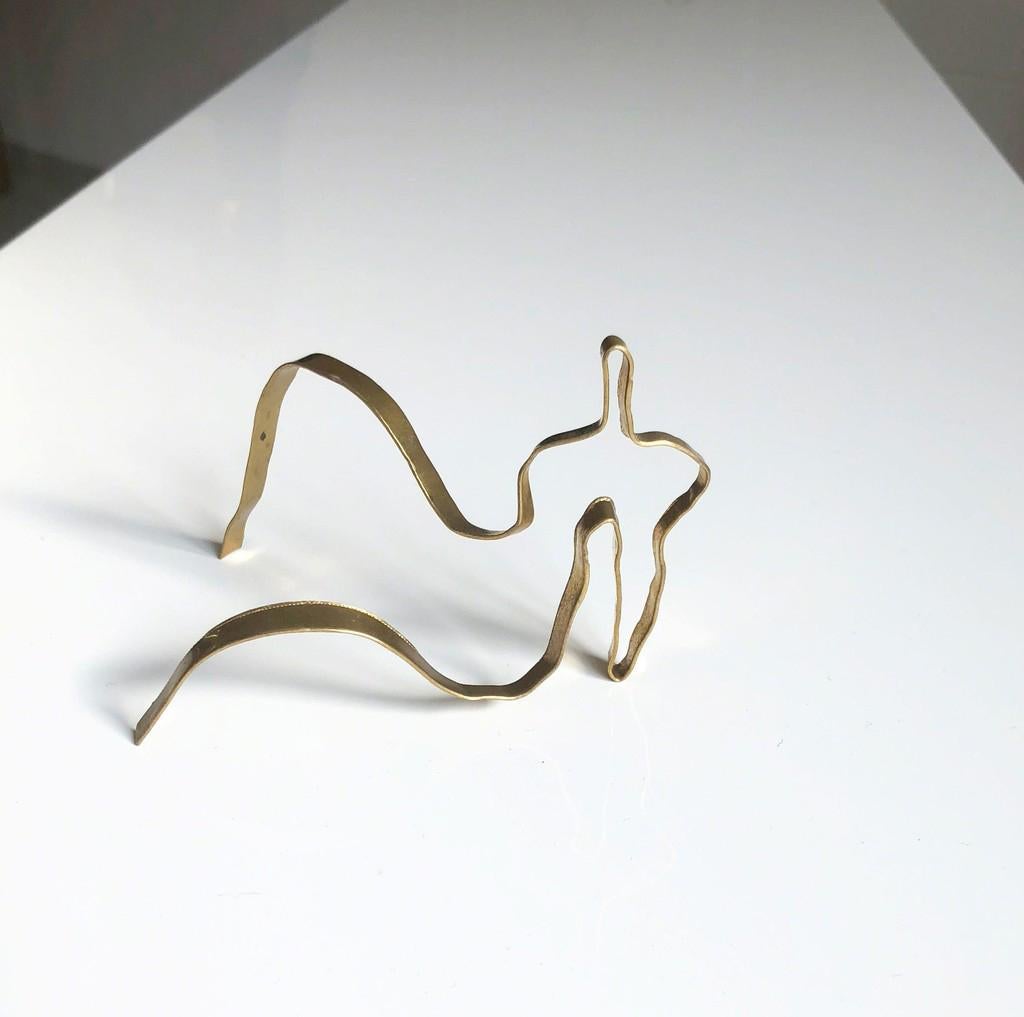 Sculptures in brass by Jacques Jarrige 