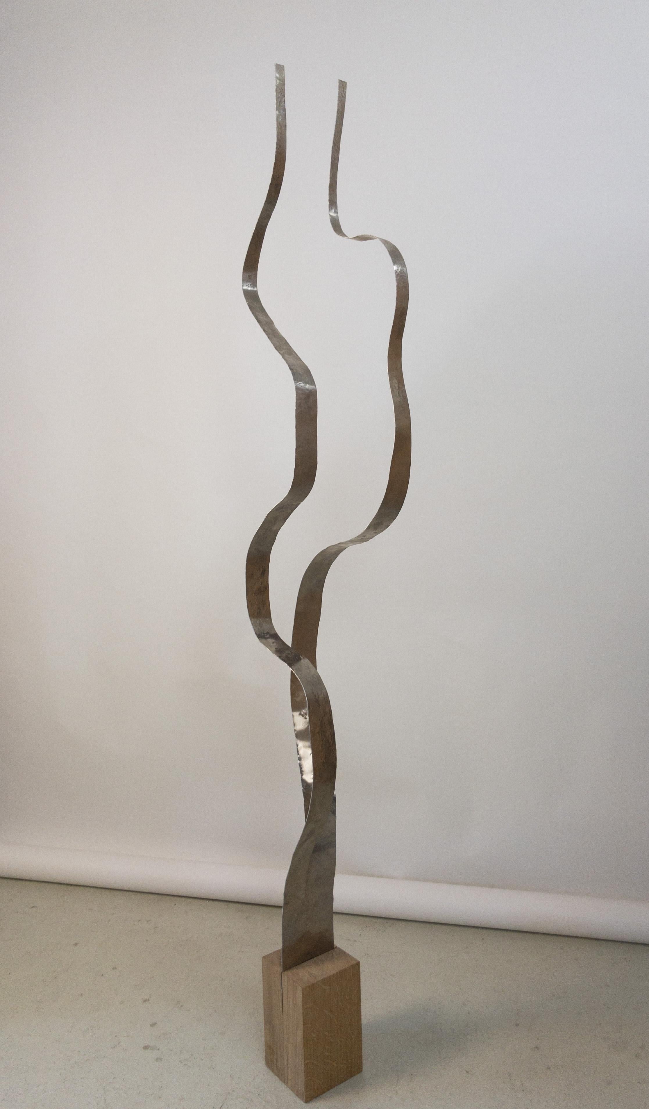 Tall Sculpture in Aluminum by Jacques Jarrige “Angel #18” For Sale 1