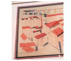 Jacques Lagrange Mixed-Media Painting