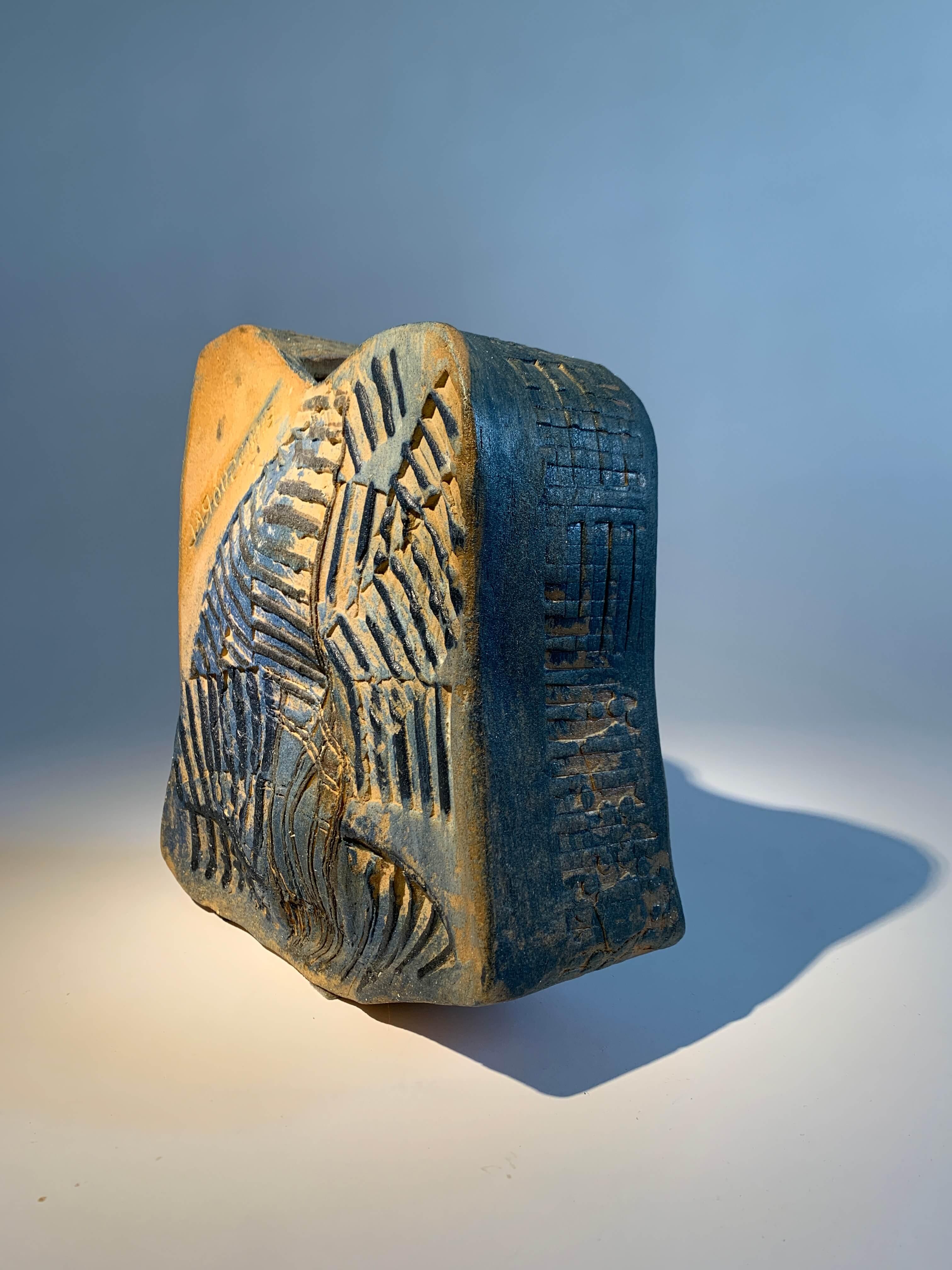 Beaux-Arts Jacques Laroussinie, Scultura in gres cotto a Wood, la BORNE, Francia. in vendita