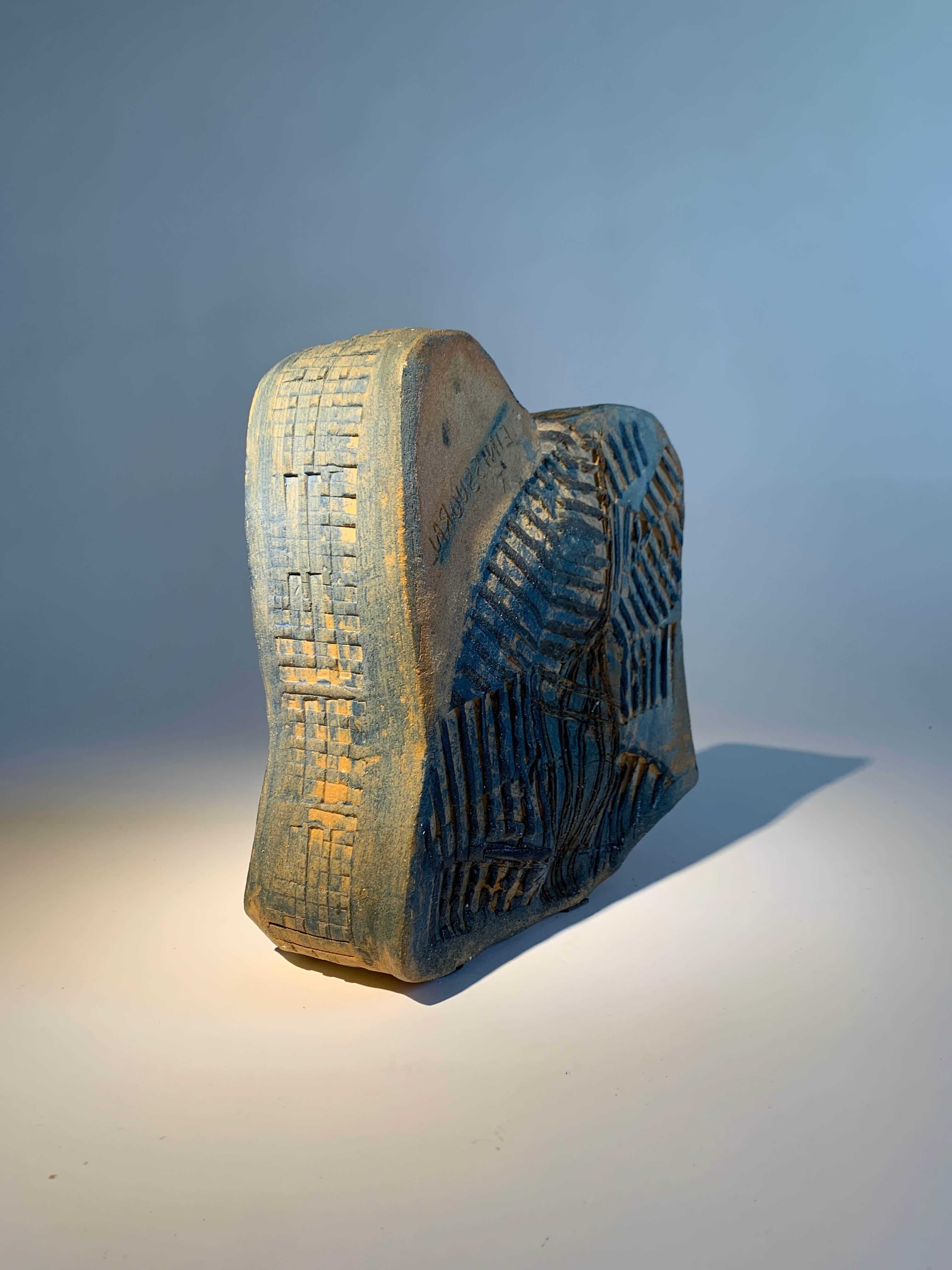 Jacques Laroussinie, Scultura in gres cotto a Wood, la BORNE, Francia. In condizioni buone in vendita a L’ISLE-SUR-LA-SORGUE, FR