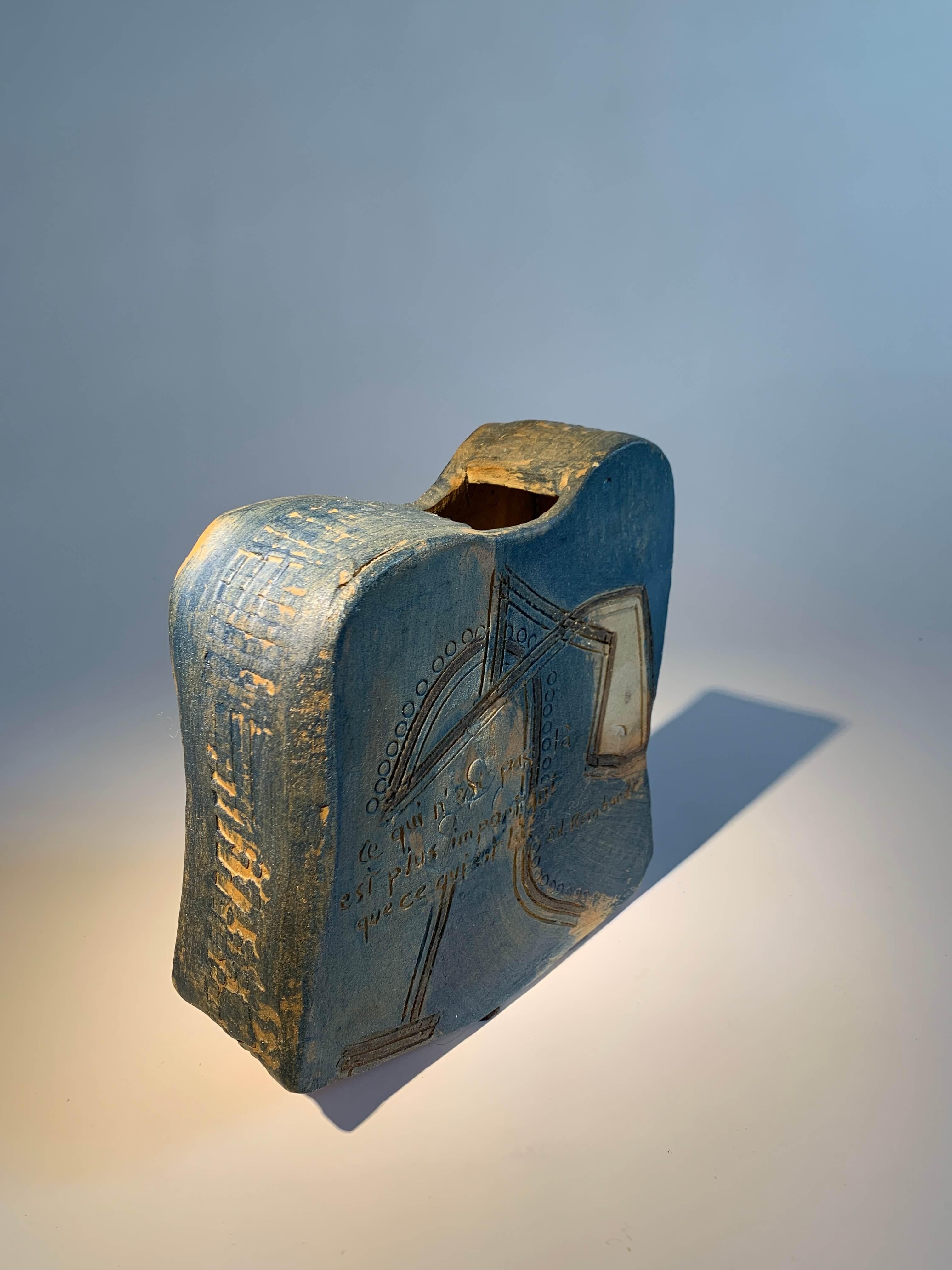 Arenaria Jacques Laroussinie, Scultura in gres cotto a Wood, la BORNE, Francia. in vendita