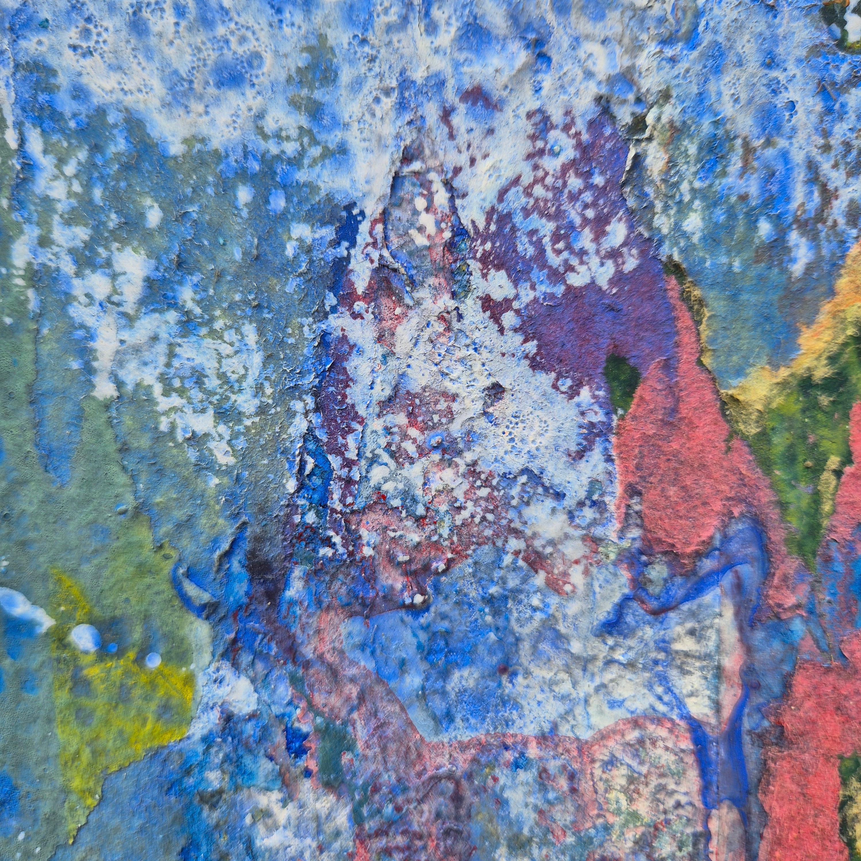Jacques Lavigne, Sans titre, papier déchiré et acrylique sur toile, 2003 im Angebot 3