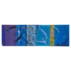 Jacques Lavigne, Sans titre, papier déchiré et acrylique sur toile, 2003