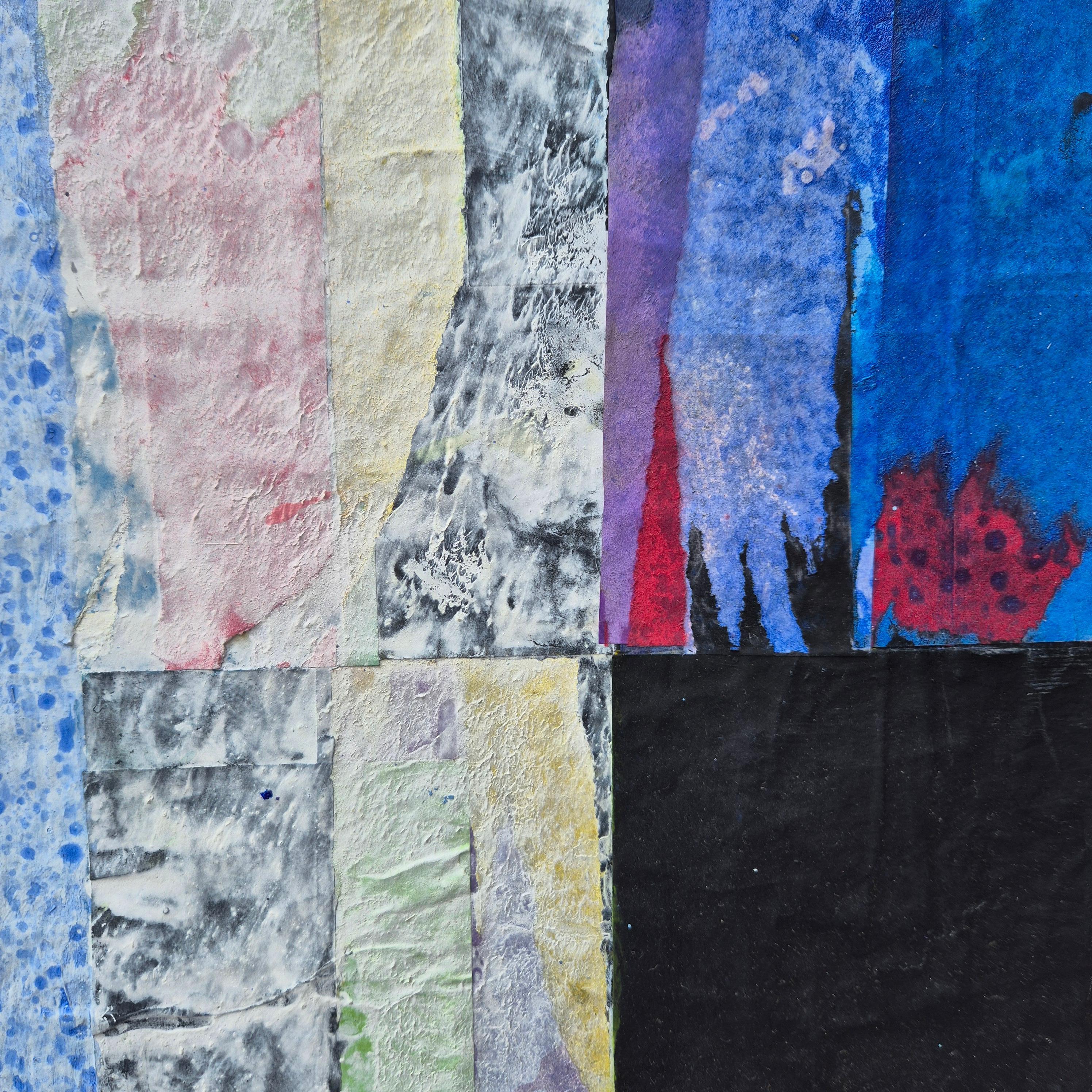 Jacques Lavigne, Sin título, papel decolorado y acrílico sobre tela, 2017 en venta 2