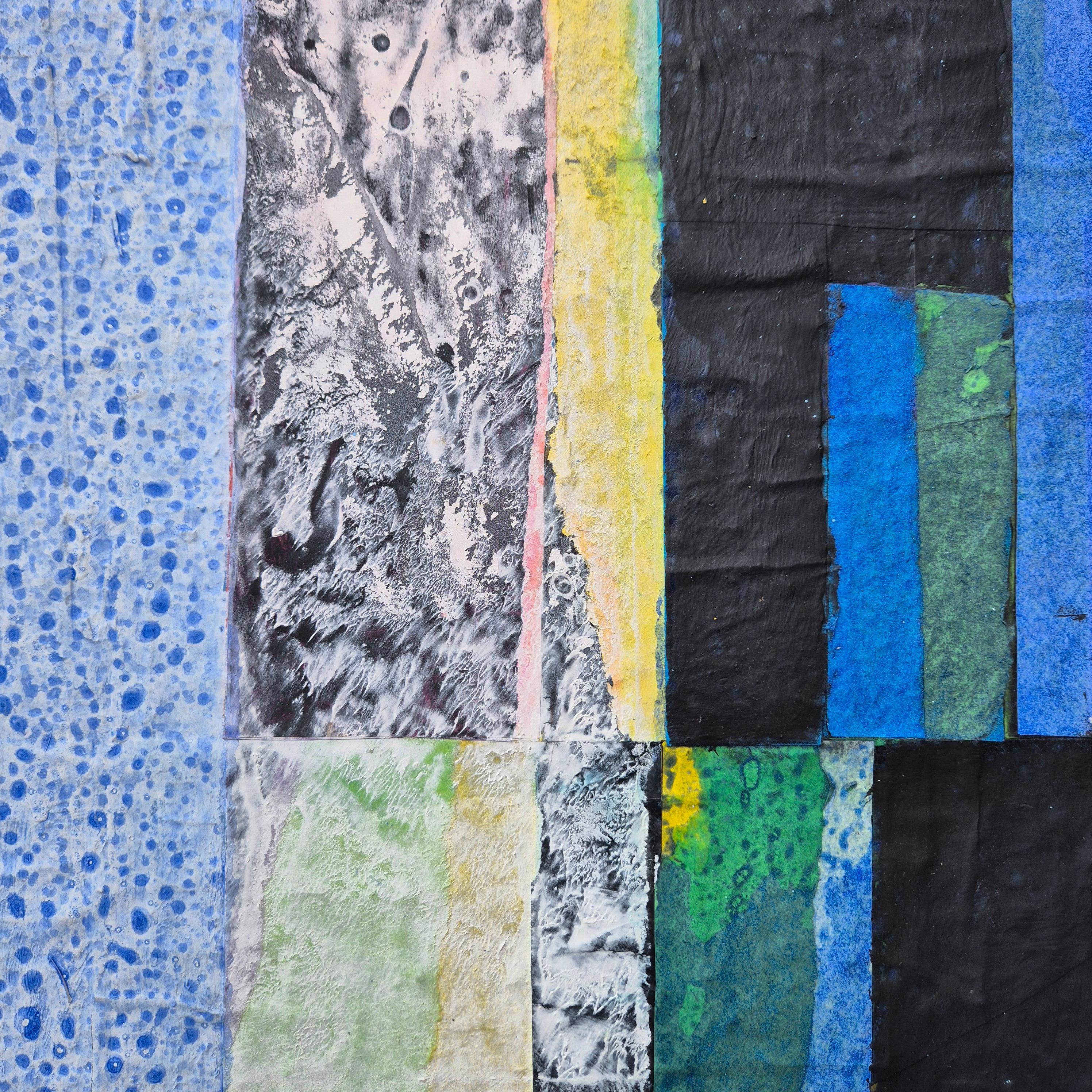 Jacques Lavigne, Sin título, papel decolorado y acrílico sobre tela, 2017 en venta 3