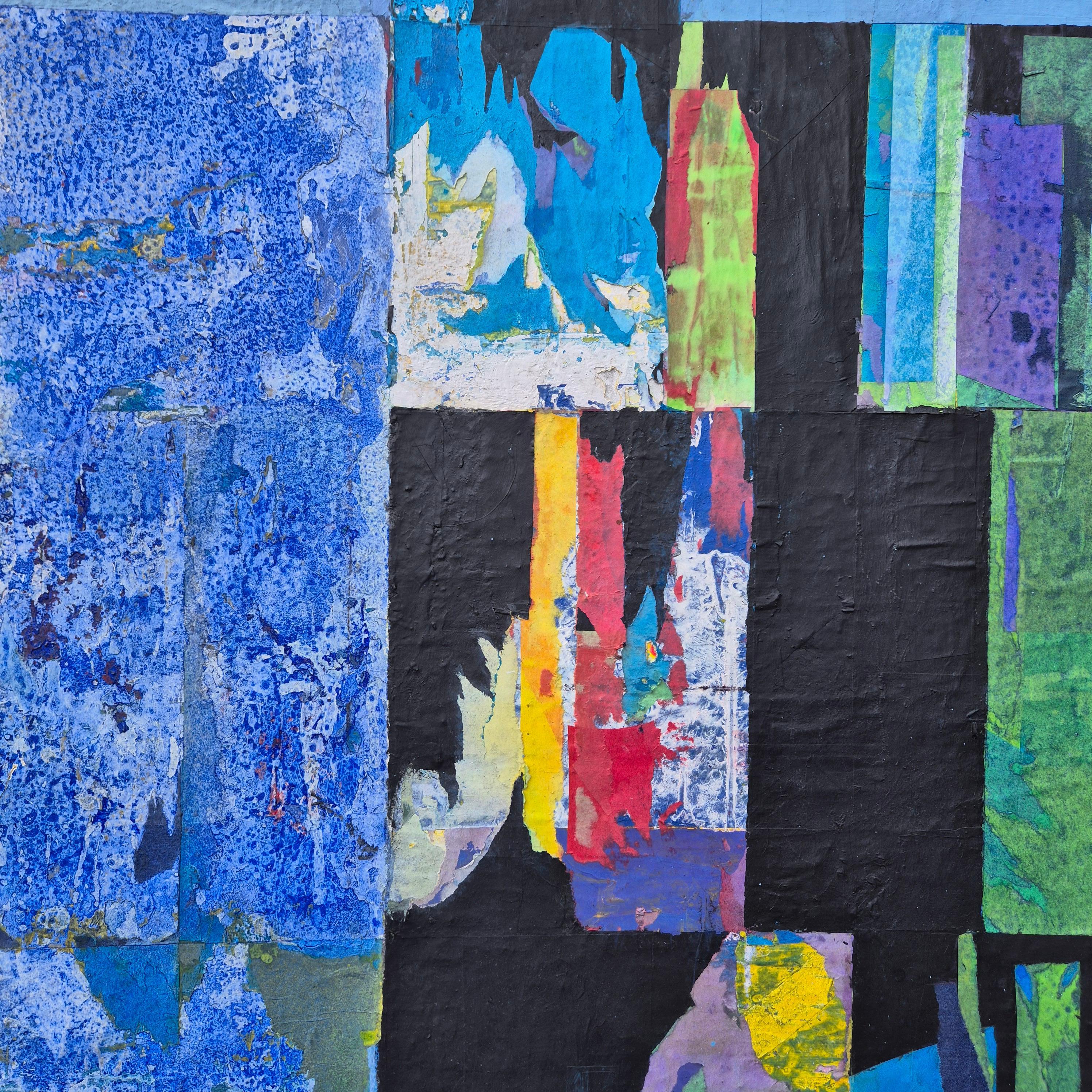 Jacques Lavigne, Sin título, papel decolorado y acrílico sobre tela, 2017 Hecho a mano en venta