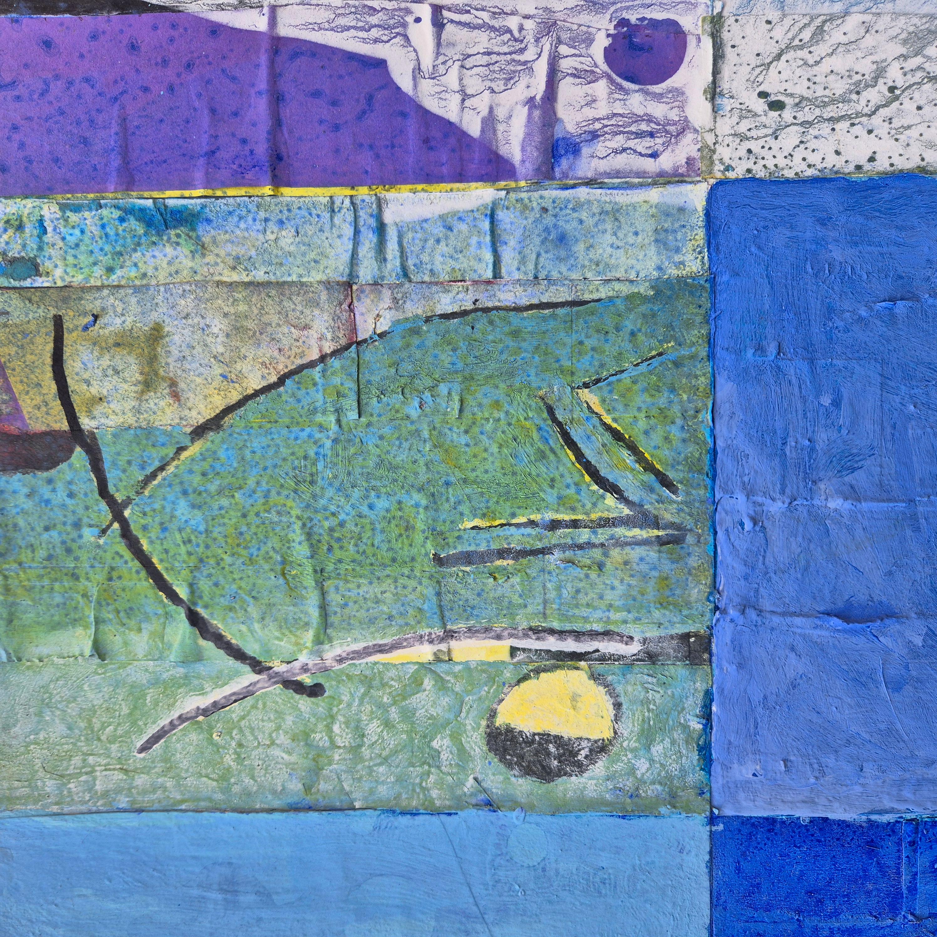 Contemporary Jacques Lavigne, Sans titre, papier déchiré et acrylique sur toile, 2018 For Sale
