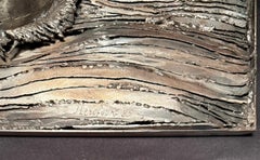 Jacques Lerebourg Welded Steel Brutalist Wall Sculpture