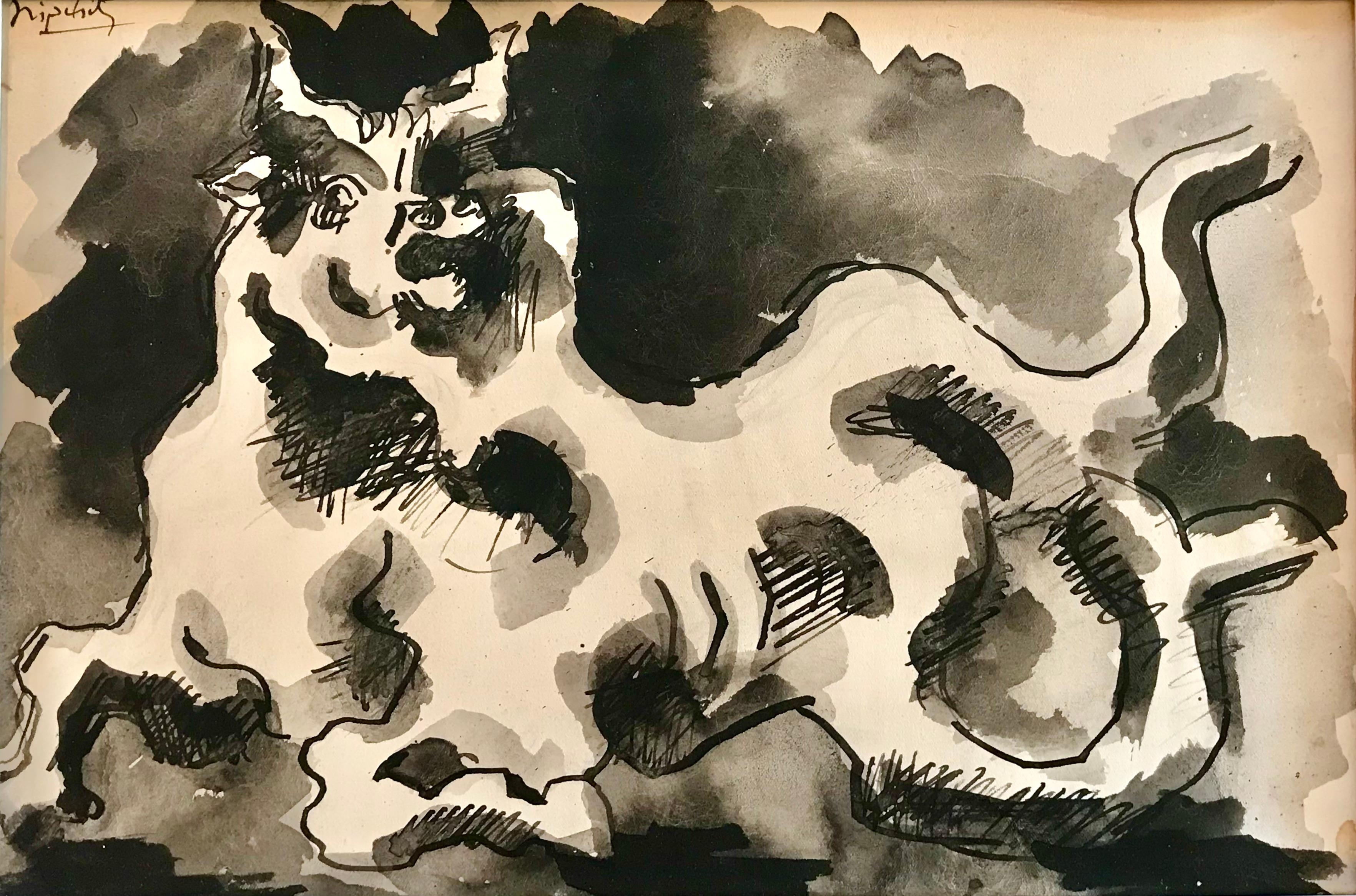 Jacques Lipchitz ; The Rape Of Europa Sculpture Painting 1938 en vente 1