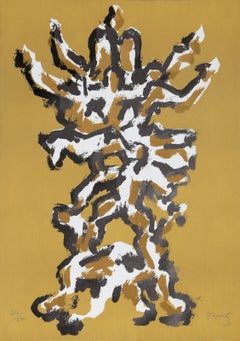 Tree of Life 1, lithographie abstraite de Jacques Lipchitz