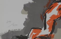 Abstrakte Lithographie „Baum des Lebens 2“, Jacques Lipchitz