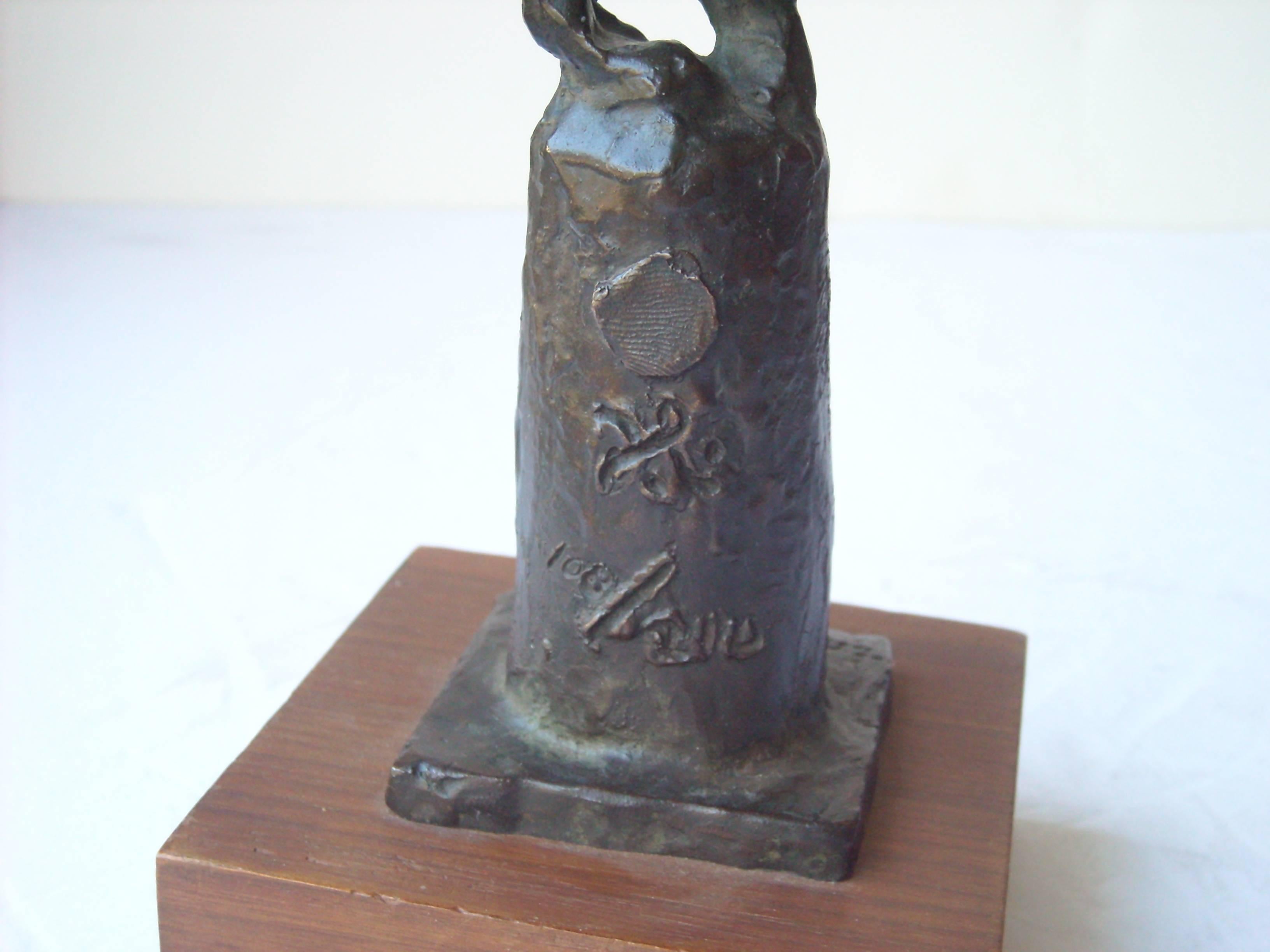 Jacques Lipchitz Signed Initial Bronze Title, Samson Fighting the Lion In Excellent Condition In Los Angeles, CA