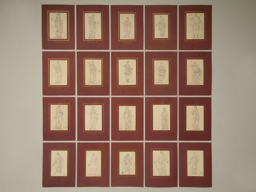 Français Jacques-Louis David 1748-1825 Collection de 200 tirages édition limitée produite en 1953