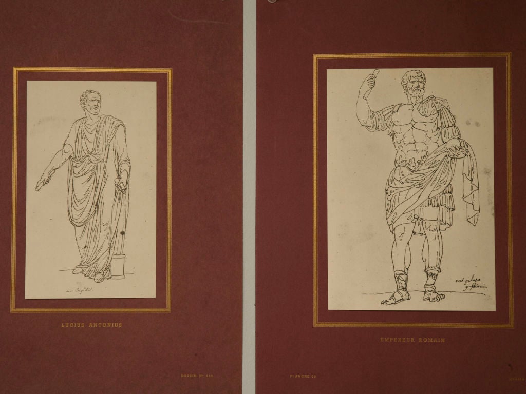 Jacques-Louis David 1748-1825 Collection of 200 Prints Ltd Edition Produced 1953 In Good Condition In Chicago, IL