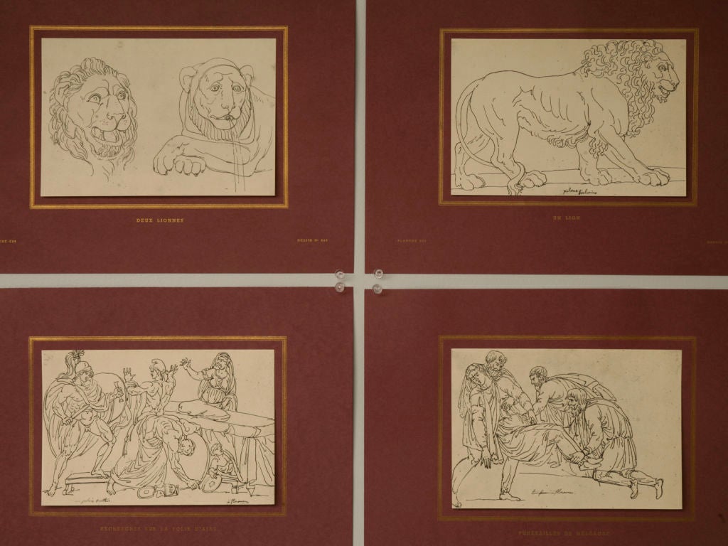 Jacques-Louis David 1748-1825 Collection de 200 tirages édition limitée produite en 1953 1