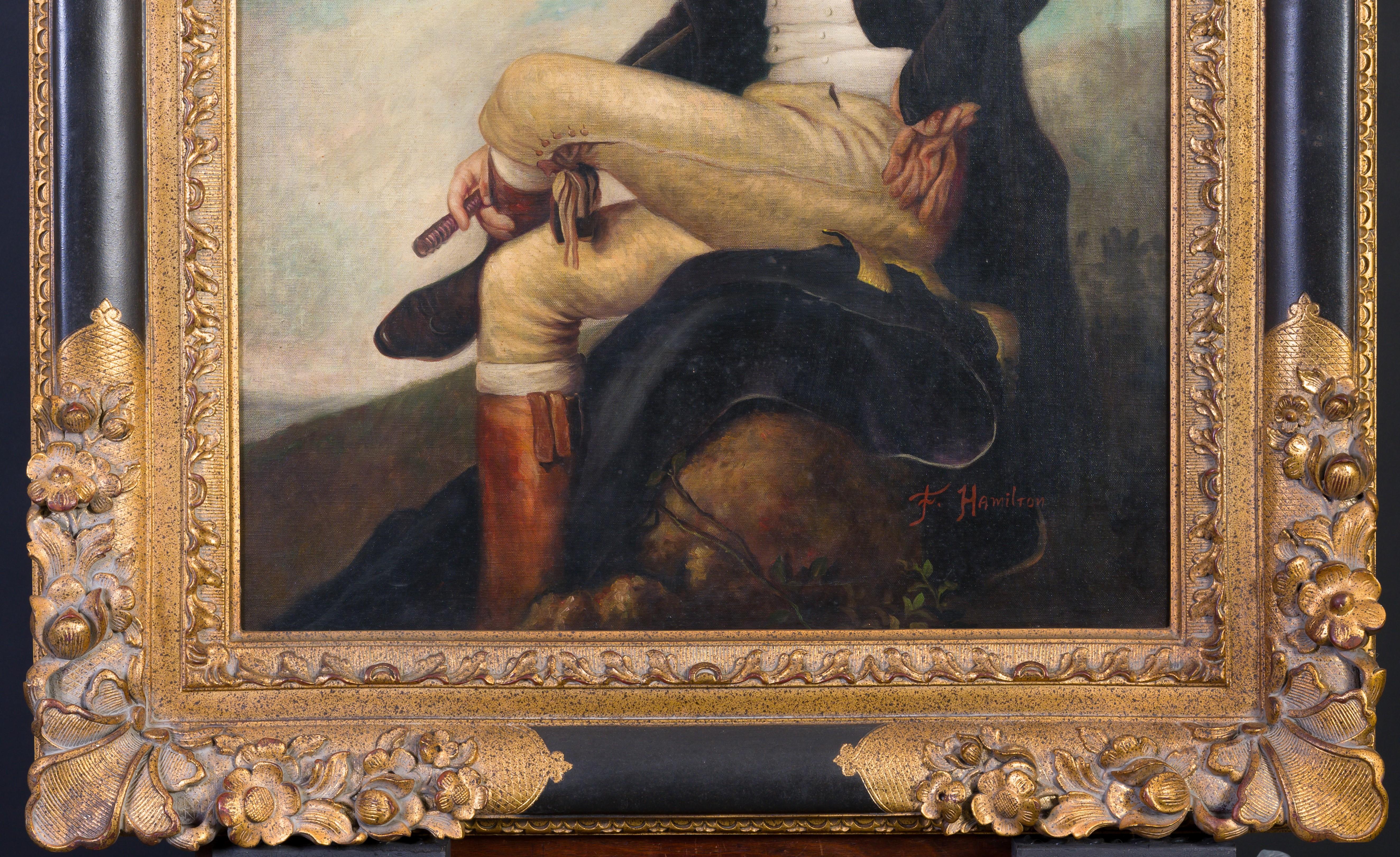 Copia di un Ritratto di Pierre Seriziat di Jacques Louis David dipinto nel 1795, David 1748-1825, questo quadro è una copia diretta da un artista di nome F. Hamilton. Non si conosce la letteratura dell'attuale pittore di questo quadro, tuttavia il