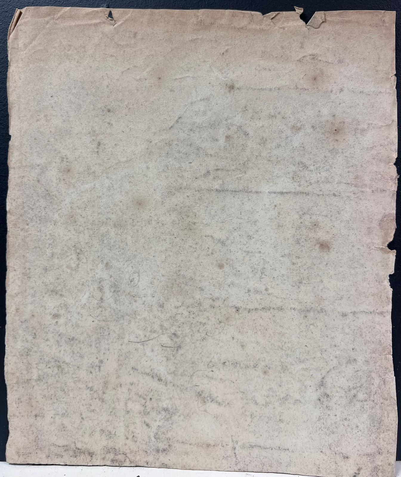 Pregevole studio neoclassico francese del 1800 di nudo maschile, disegno dettagliato a matita 2