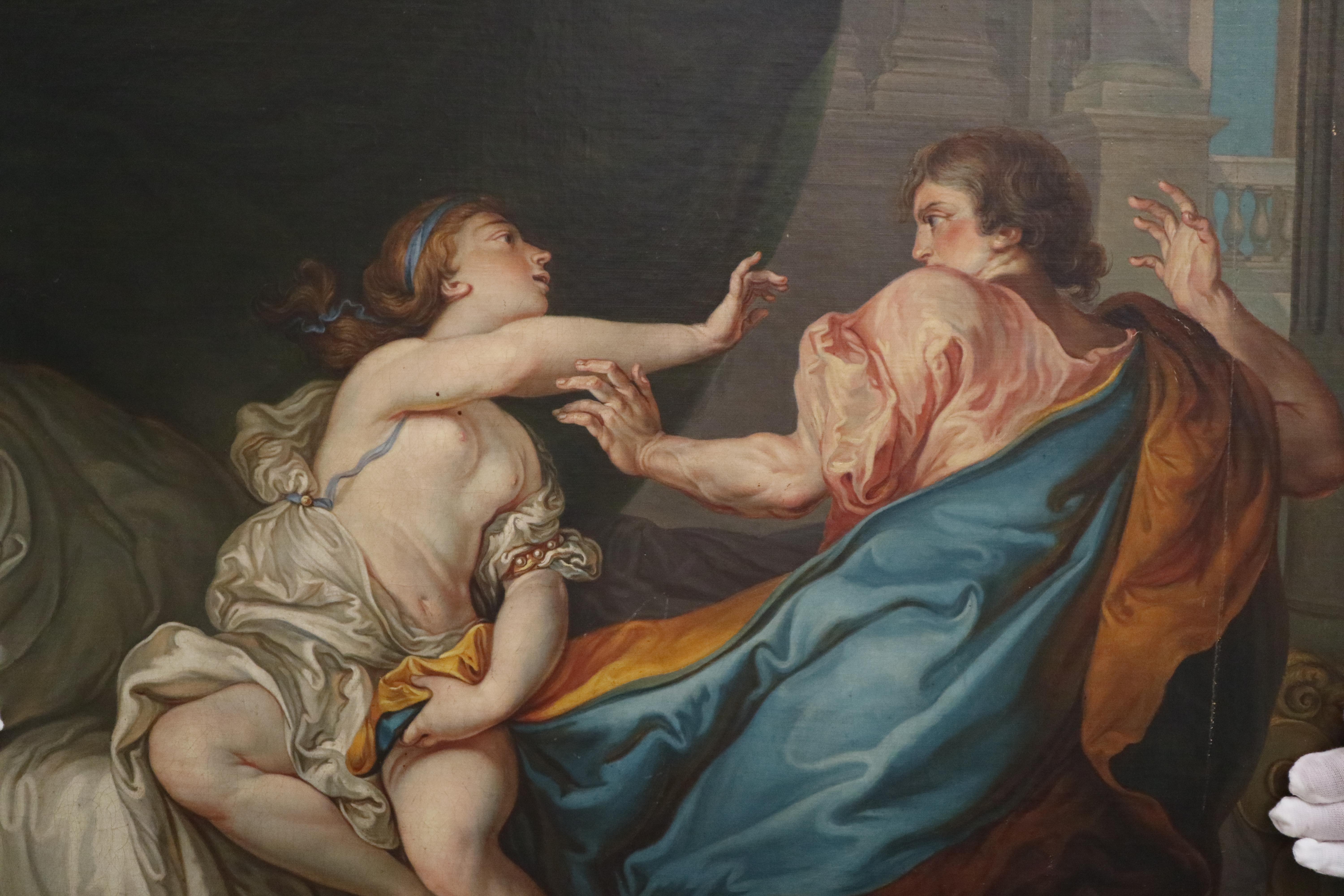 Joseph and Potiphar - Painting by Jacques-Louis David