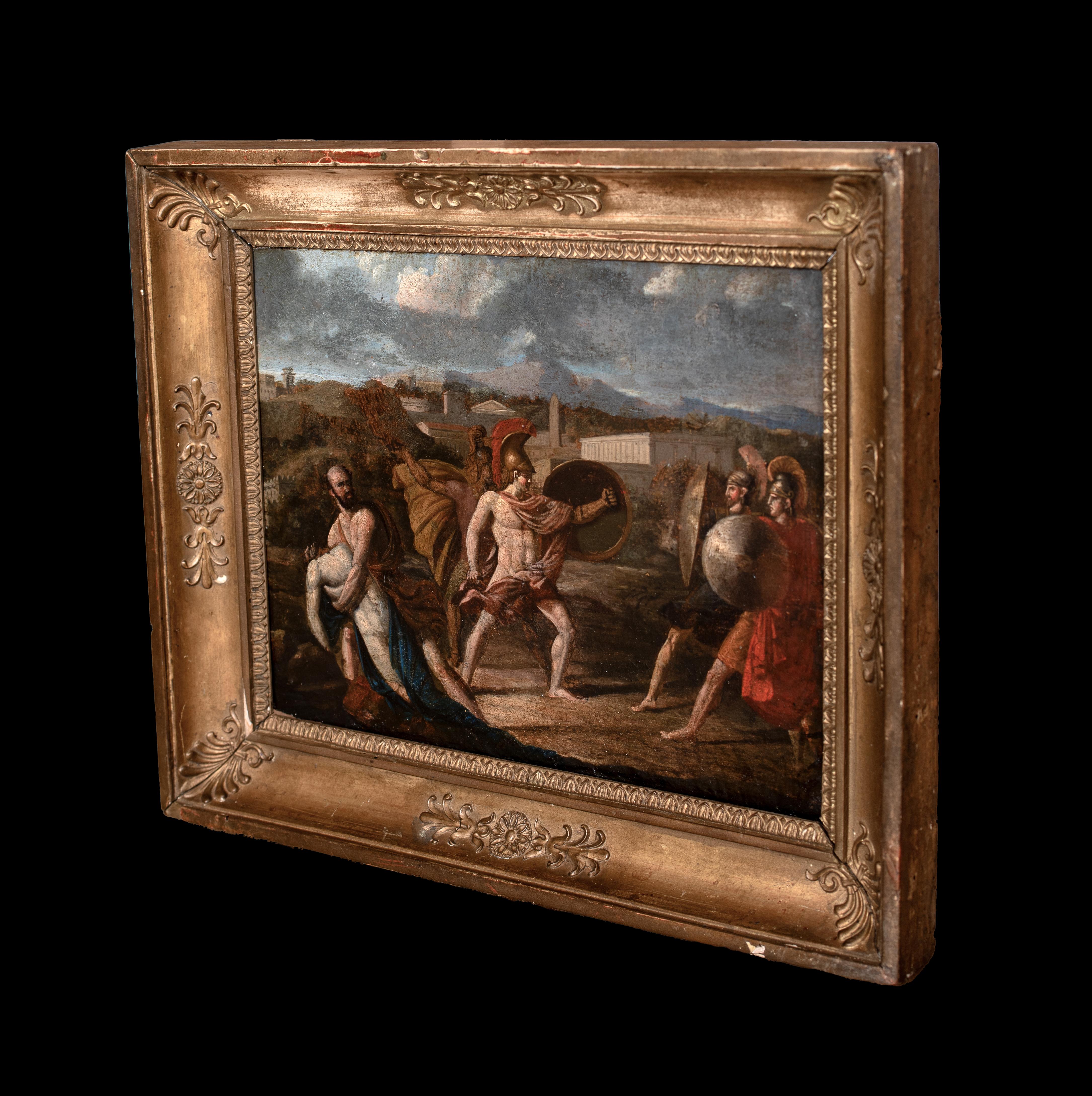 La mort de patroclus, 18e siècle  École de Jacques-Louis David (1748-1825) en vente 5