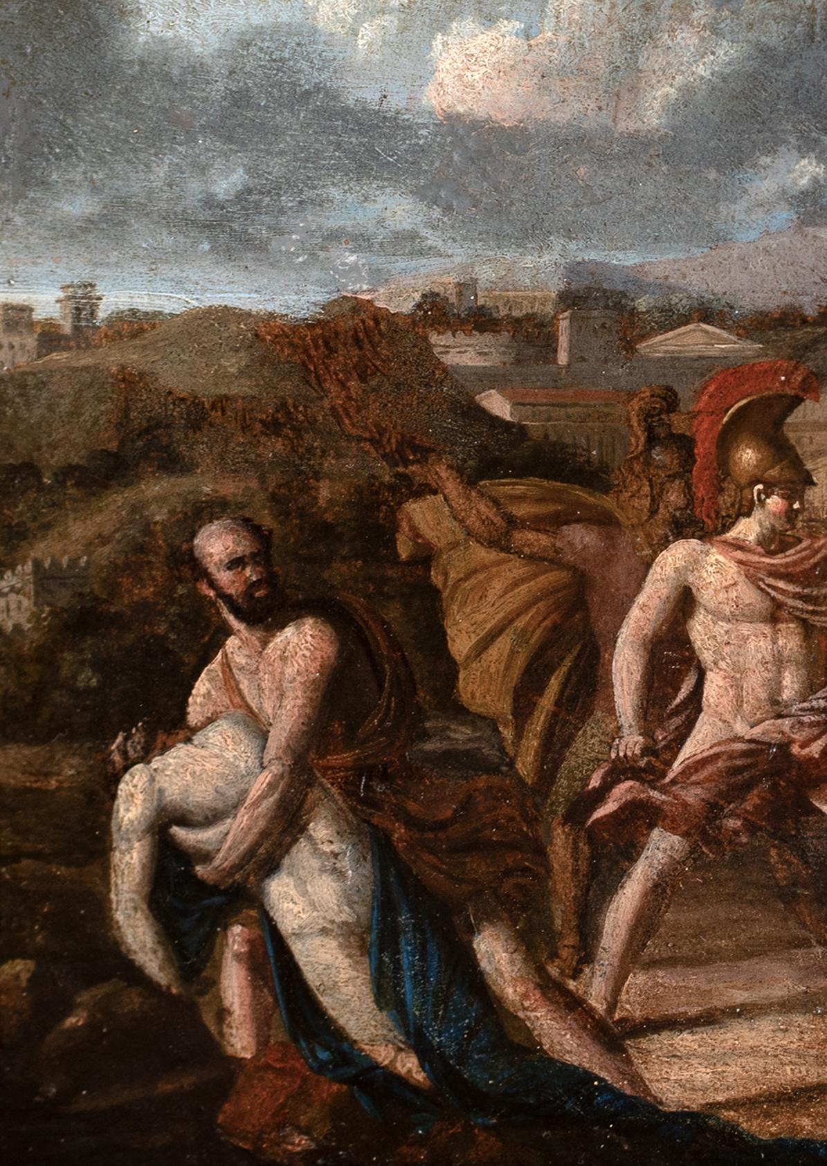 La mort de patroclus, 18e siècle  École de Jacques-Louis David (1748-1825) en vente 7