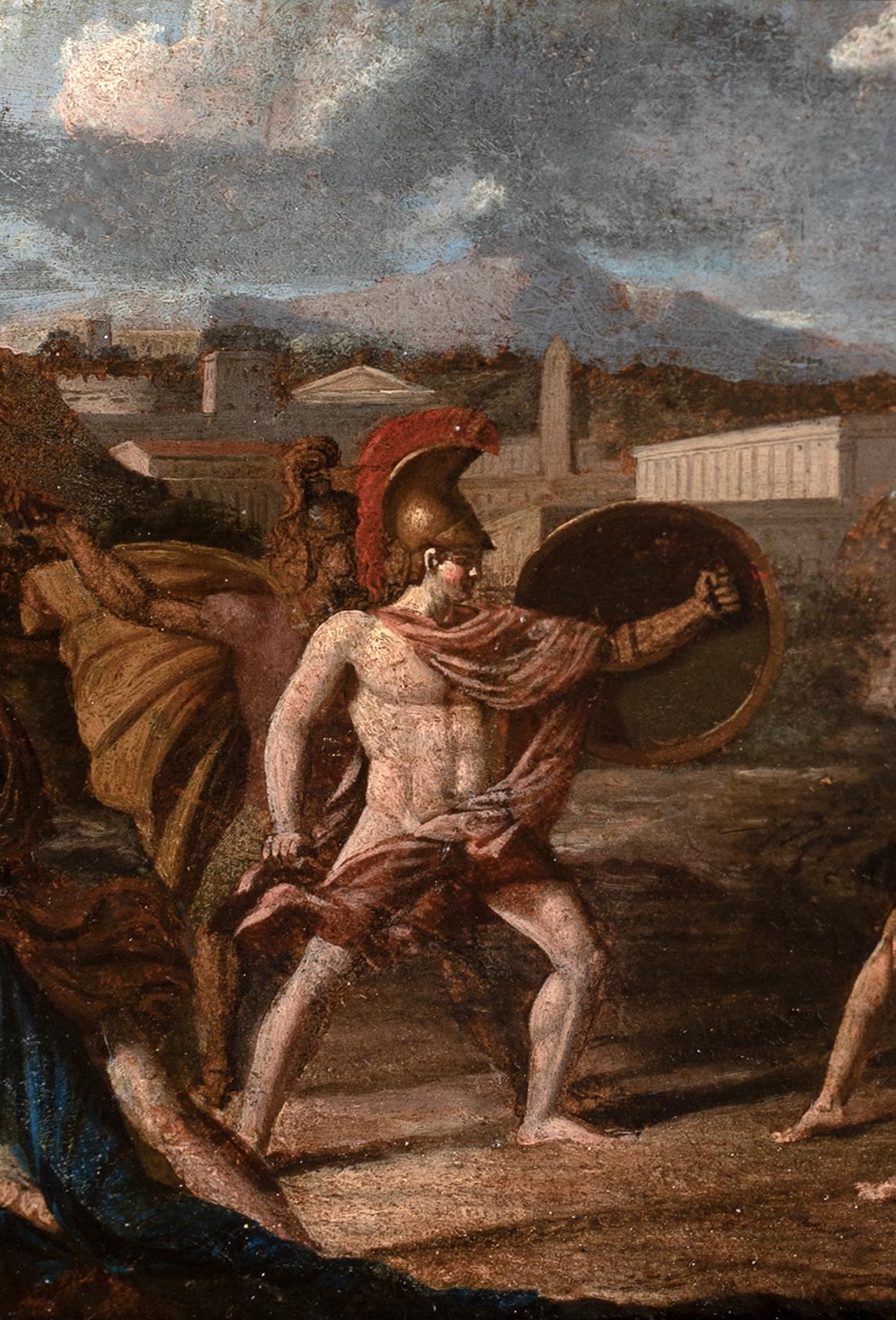 La mort de patroclus, 18e siècle  École de Jacques-Louis David (1748-1825) en vente 8