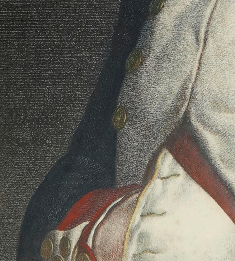 Porträt von Napoleon I. (Realismus), Print, von Jacques-Louis David