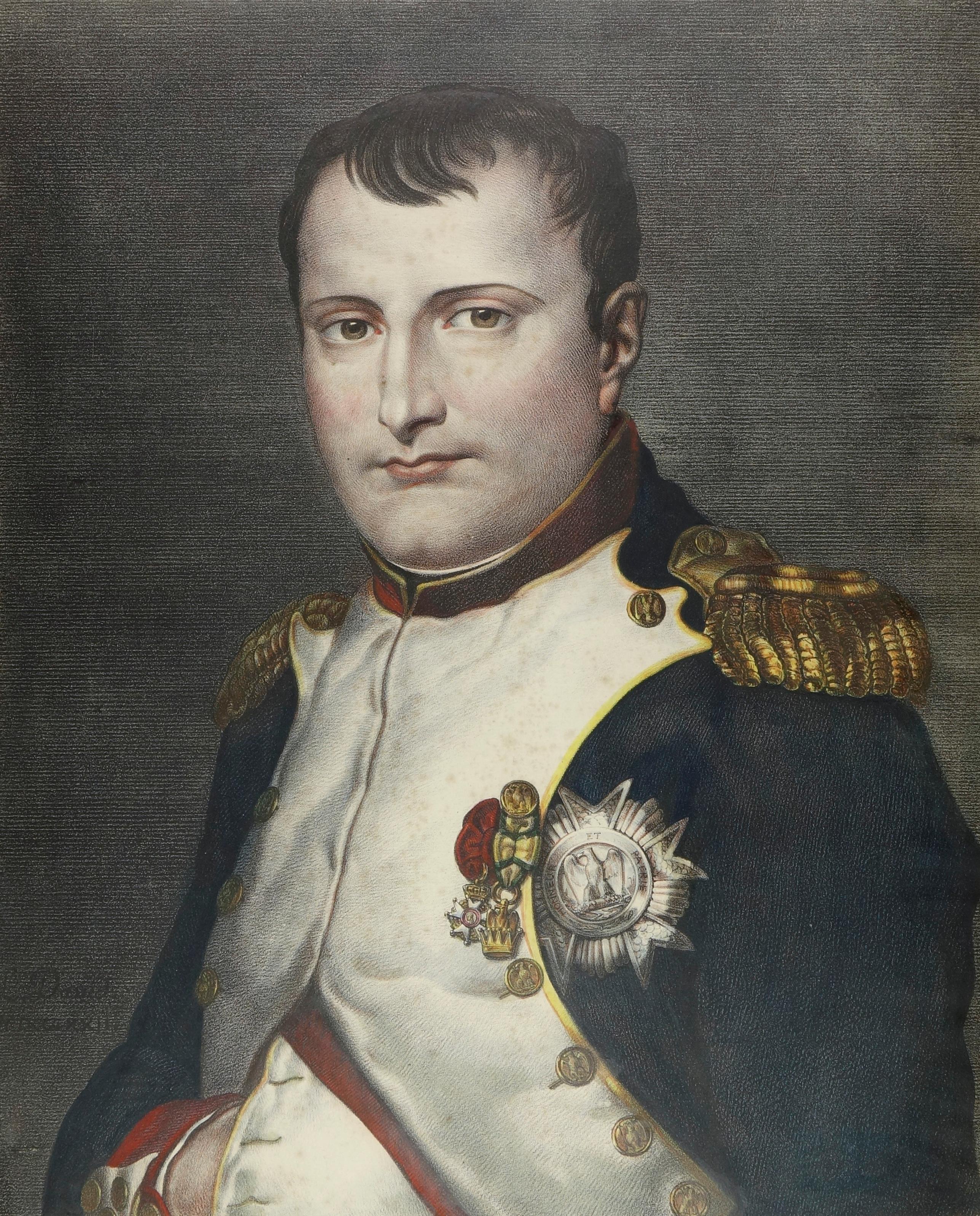 Jacques-Louis David Portrait Print -  Portrait of Napoleon I