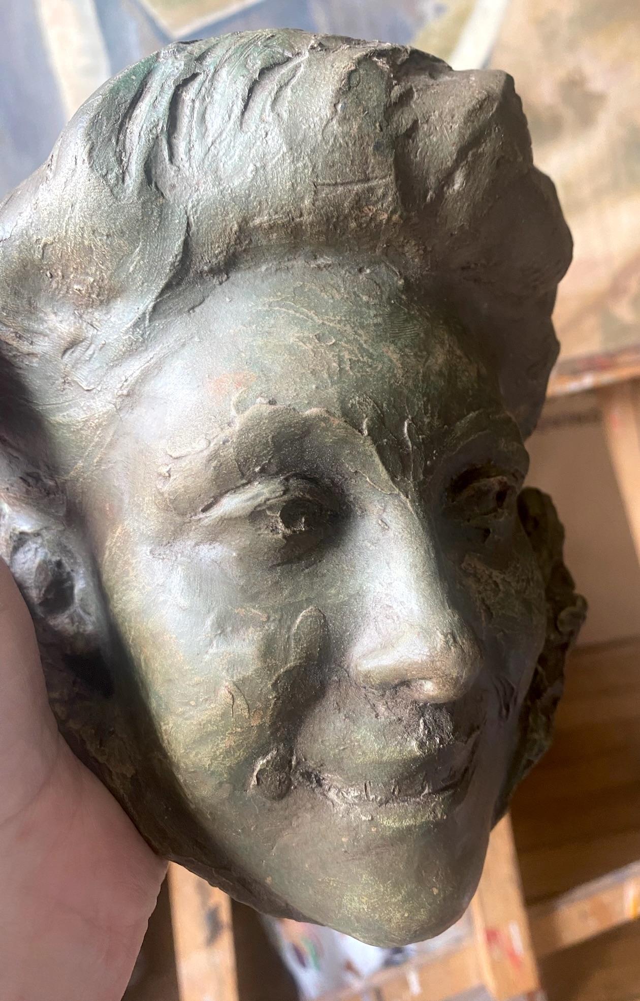 La Parisienne: Art Nouveau Belle Epoque young lady with a gleam in here eye For Sale 4