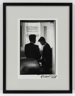 JFK with Bobby Kennedy, Biltmore Hotel, Los Angeles, July 14, 1960