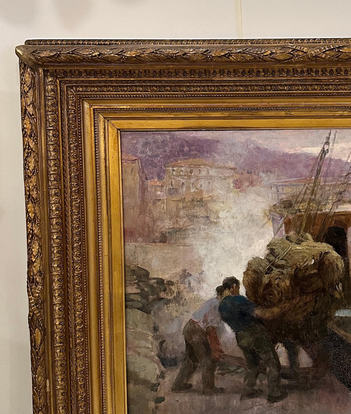 Debardeurs au Travail – Painting von Jacques Madyol 