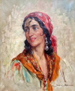 Jacques Madyol, Brussels 1871 – 1950, Belgian Painter, A Gypsy Lady