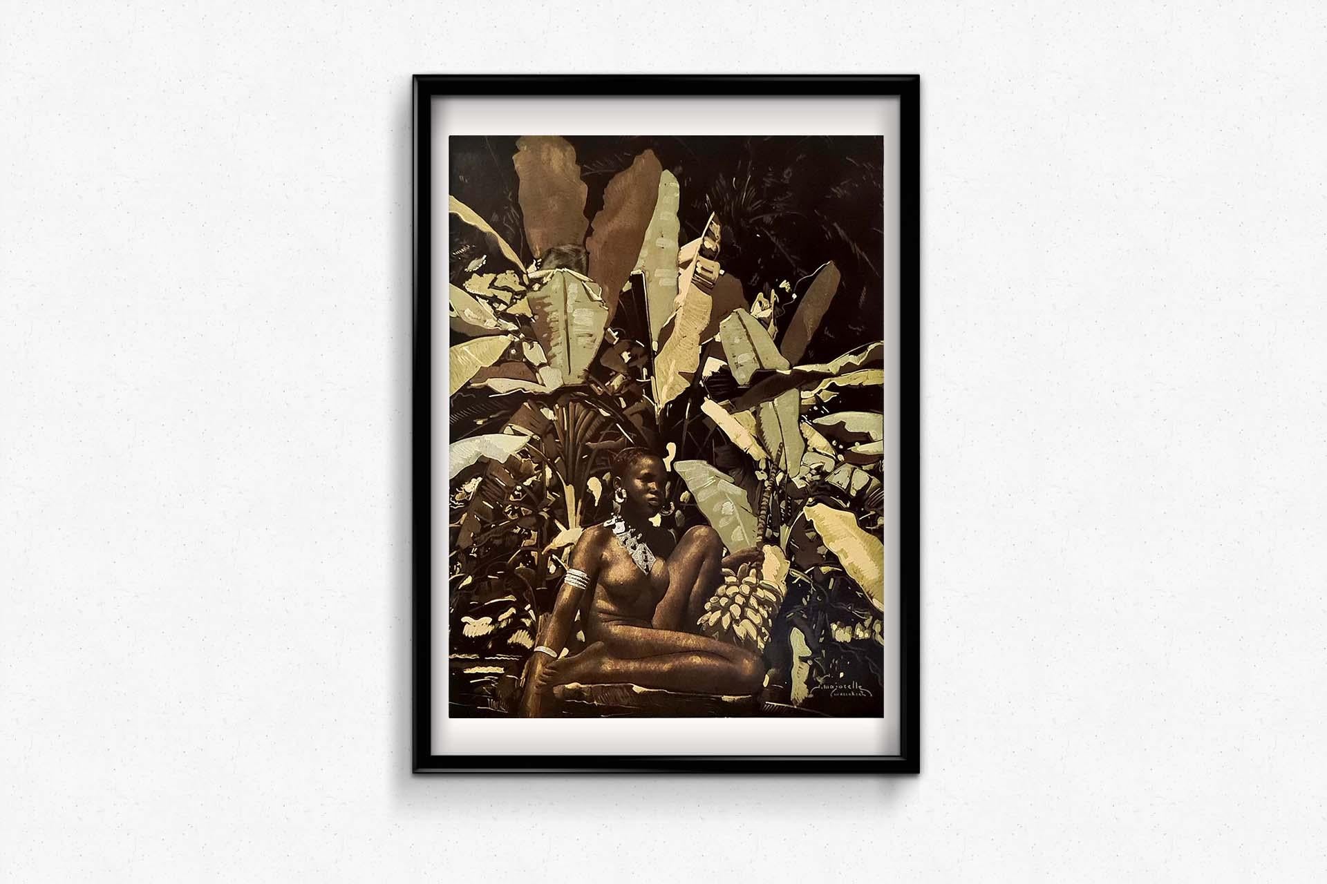 Affiche originale de Jacques Majorelle, datant de 1930, intitulée Marrakech en vente 3
