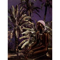 Circa 1930 original poster by Jacques Majorelle, titled “Marrakech”