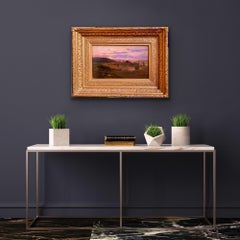 French 19th century Impressionist landscape painting - beach sea Monet