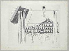 House of Dolls - Original Etching by Jacques Maret - 1929