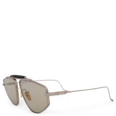 JACQUES MARIE MAGE Occhiali da sole AVIATOR 1962 in metallo argentato 2 antichi