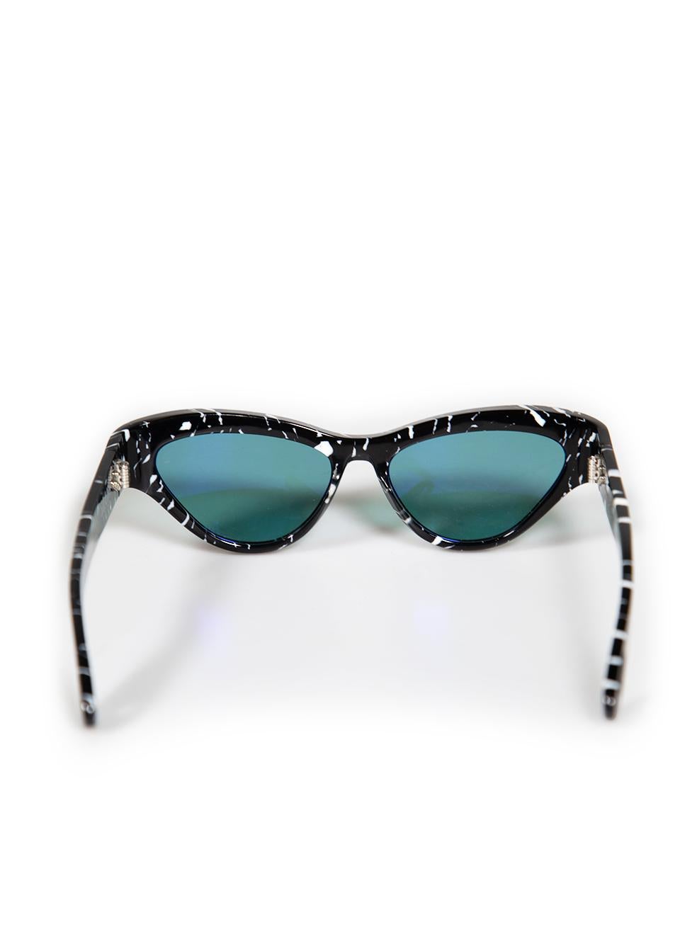 Jacques Marie Mage Black Slade Cat Eye Sunglasses In Excellent Condition For Sale In London, GB