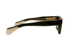 Gafas de sol Jacques Marie Mage Fellini Verde esmeralda Oro JMM FE 20 Cuadradas