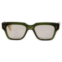 Jacques Marie Mage Fellini Sunglasses Emerald Green Gold JMM FE 20 Square