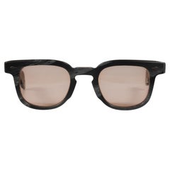 Jacques Marie Mage JAX Sunglasses JMM JX16 48 25 Gray Black Marble Square Round