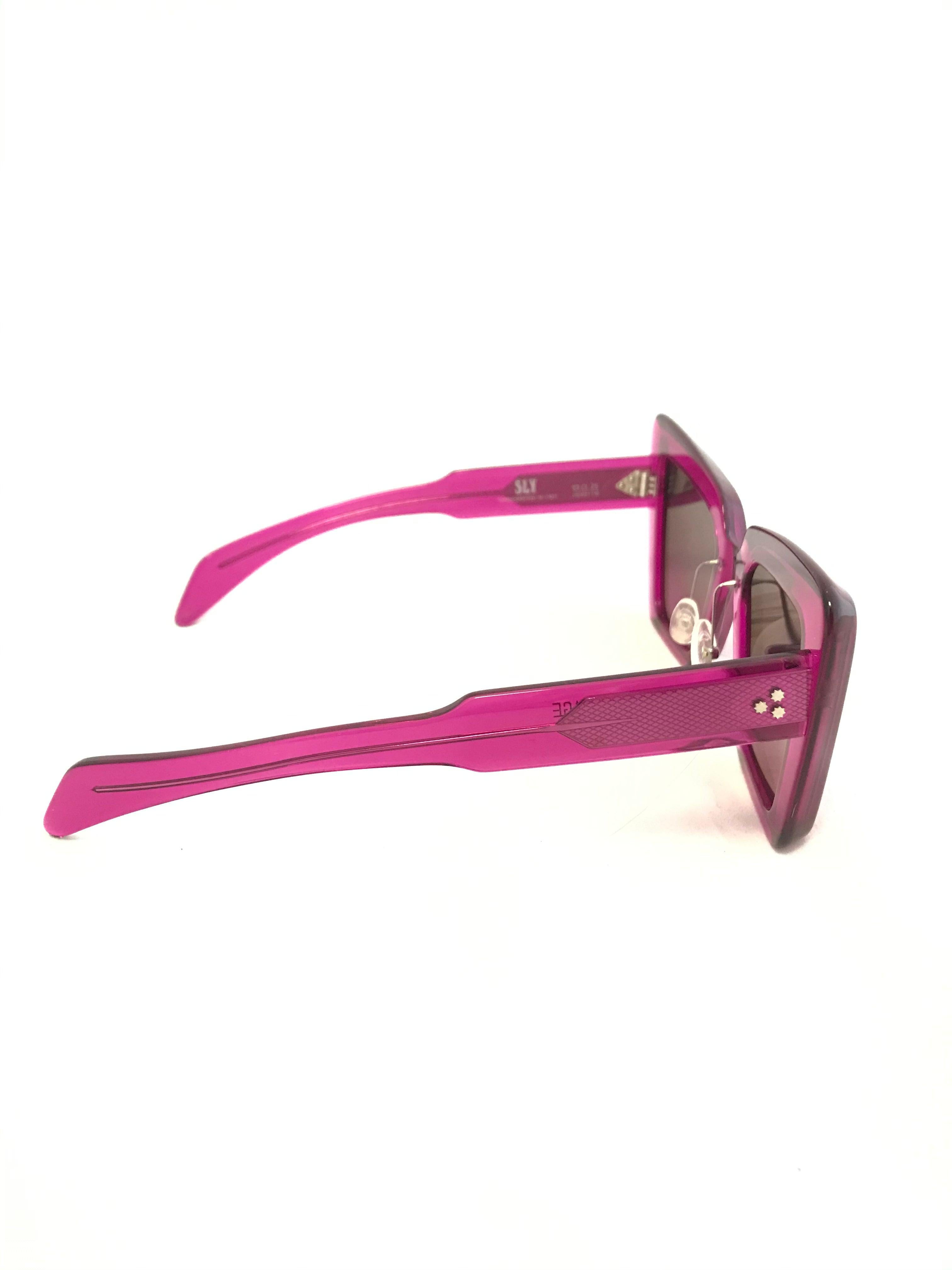 Jacques Marie Mage Limited Edition Hot Pink  'Sly' Sunglasses For Sale 2