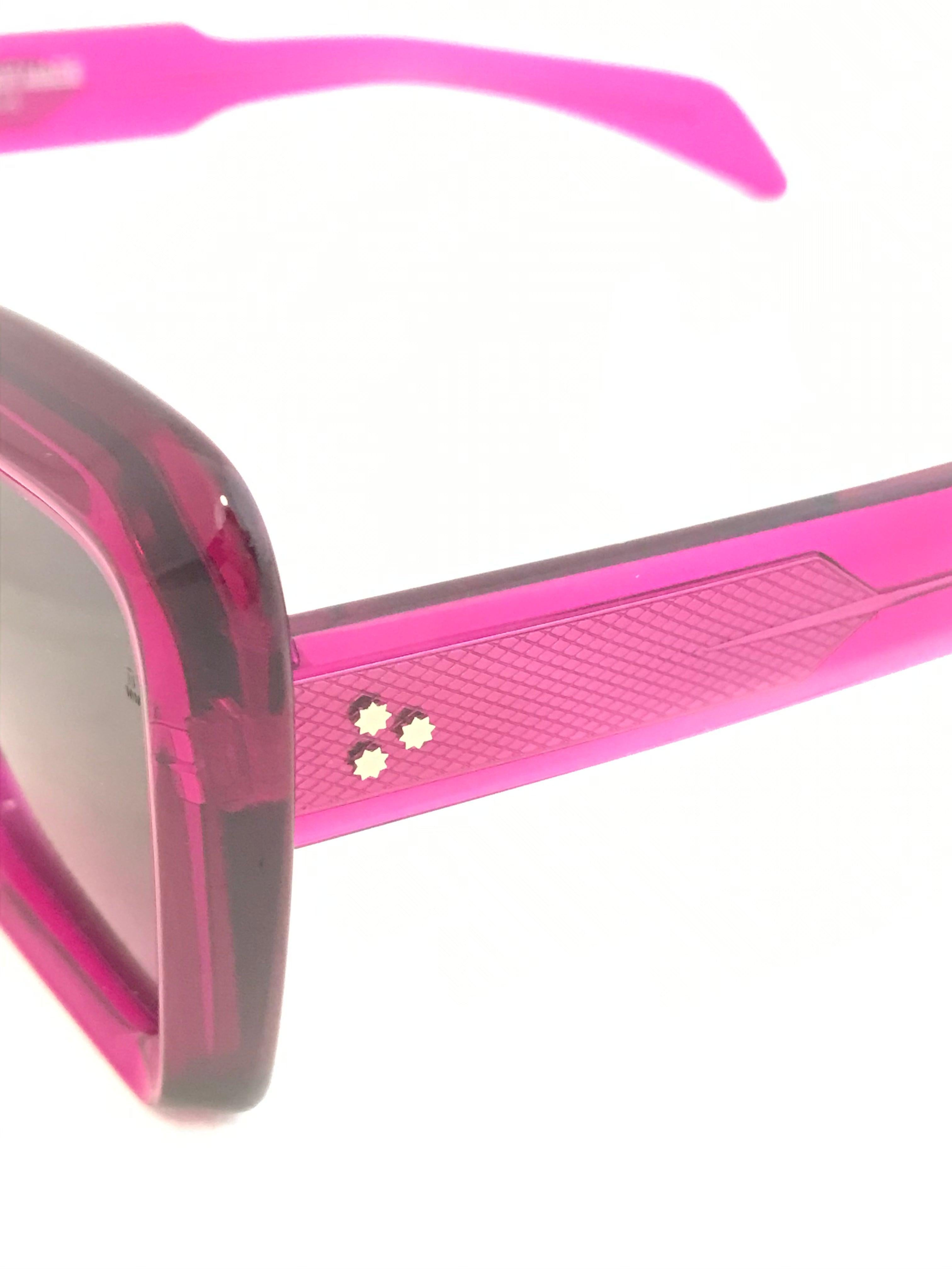 Jacques Marie Mage Limited Edition Hot Pink  'Sly' Sunglasses 3