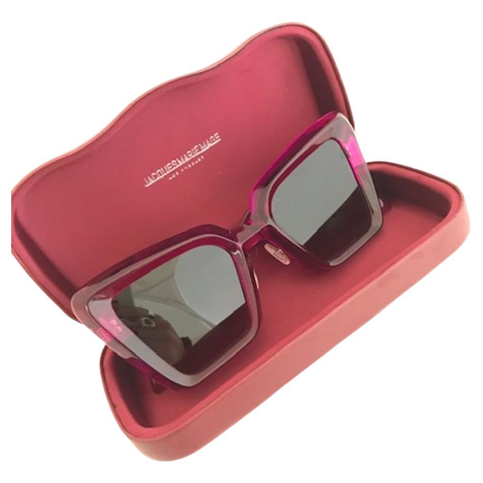 Jacques Marie Mage Limited Edition Hot Pink  'Sly' Sunglasses For Sale