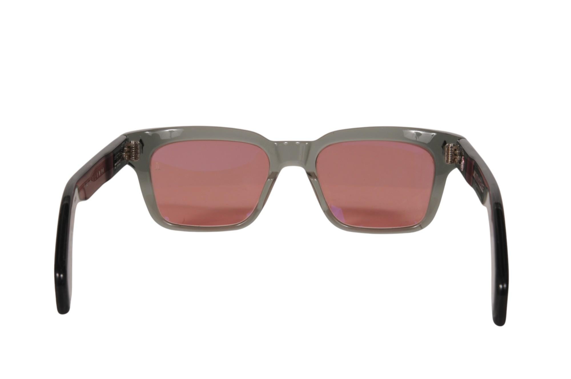 Marrone Jacques Marie Mage Molino Sunglasses Transperent Gray JMML 36 Shades in vendita