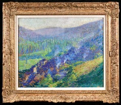 Labastide du Vert - Paysage post-impressionniste de Jacques Martin-Ferrieres