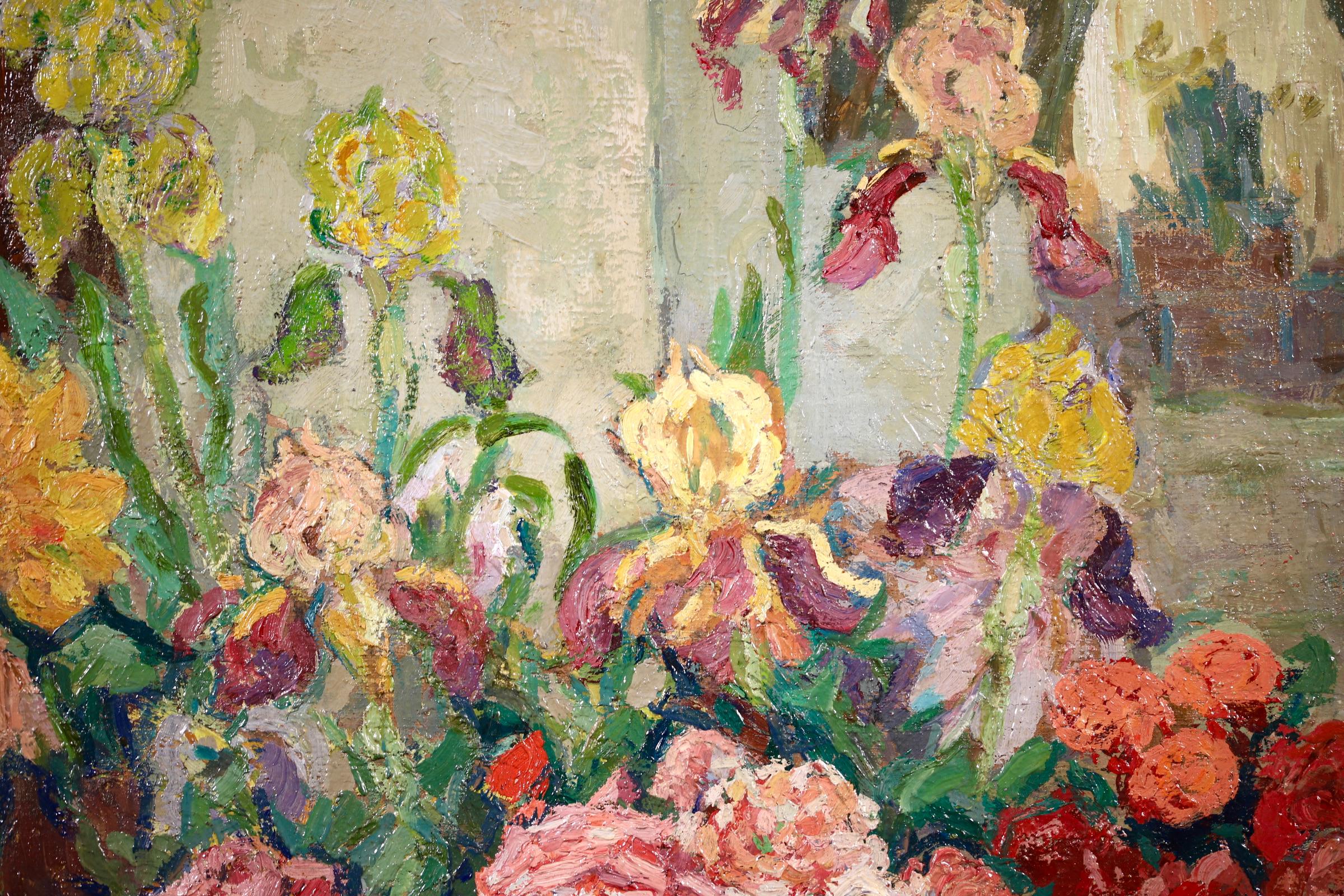 Nature Morte - Post Impressionist Oil, Still Life Flowers - J Martin-Ferrieres 5